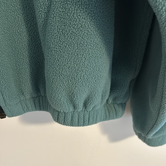 Women’s L.L. Bean Full Zip Brook Green Fleece Size M - Picture 5 of 10
